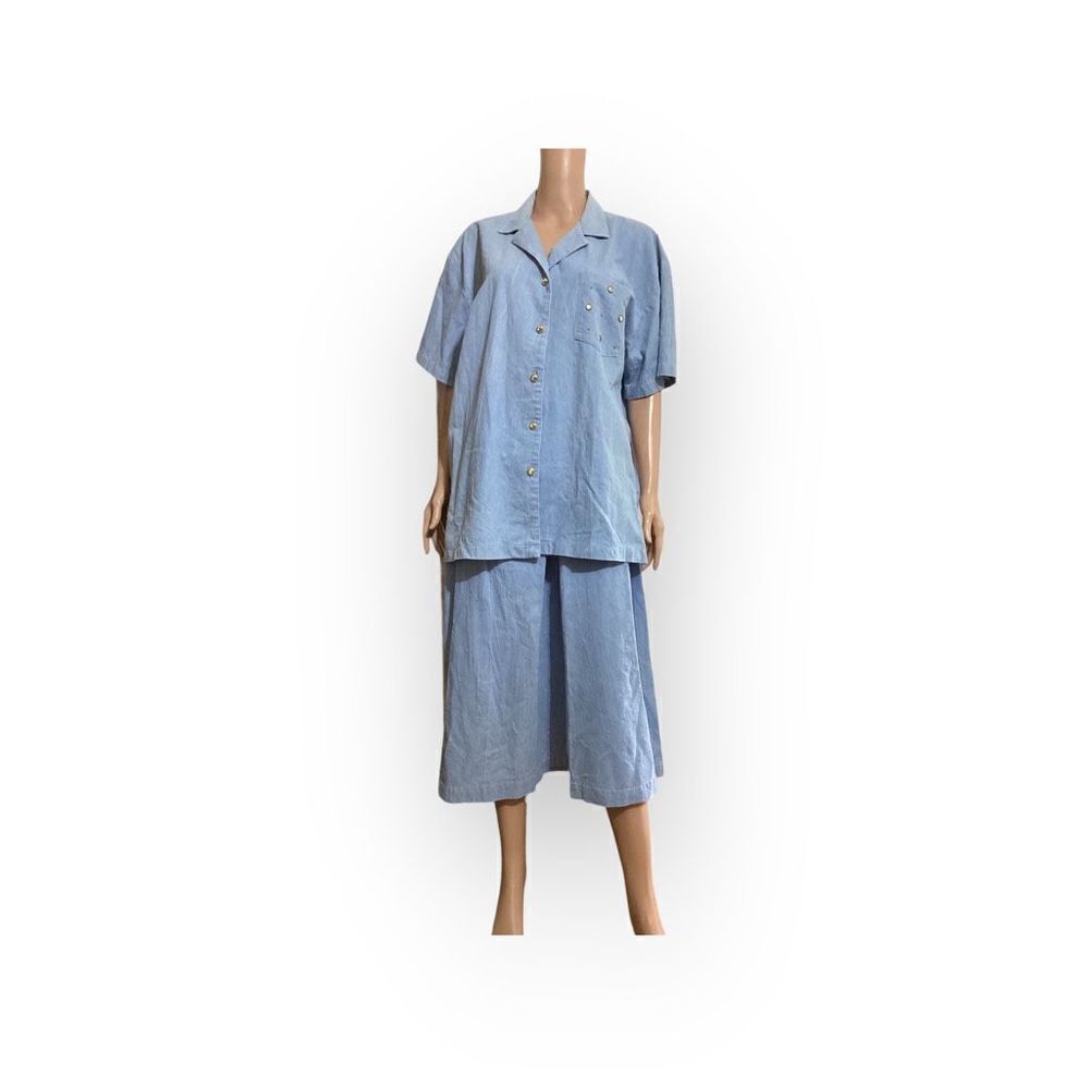 Vintage Peter Popovitch 2 Piece Skirt & Top Set L